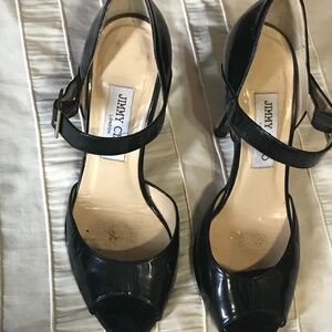 Jimmy Choo Patent Leather Sandals